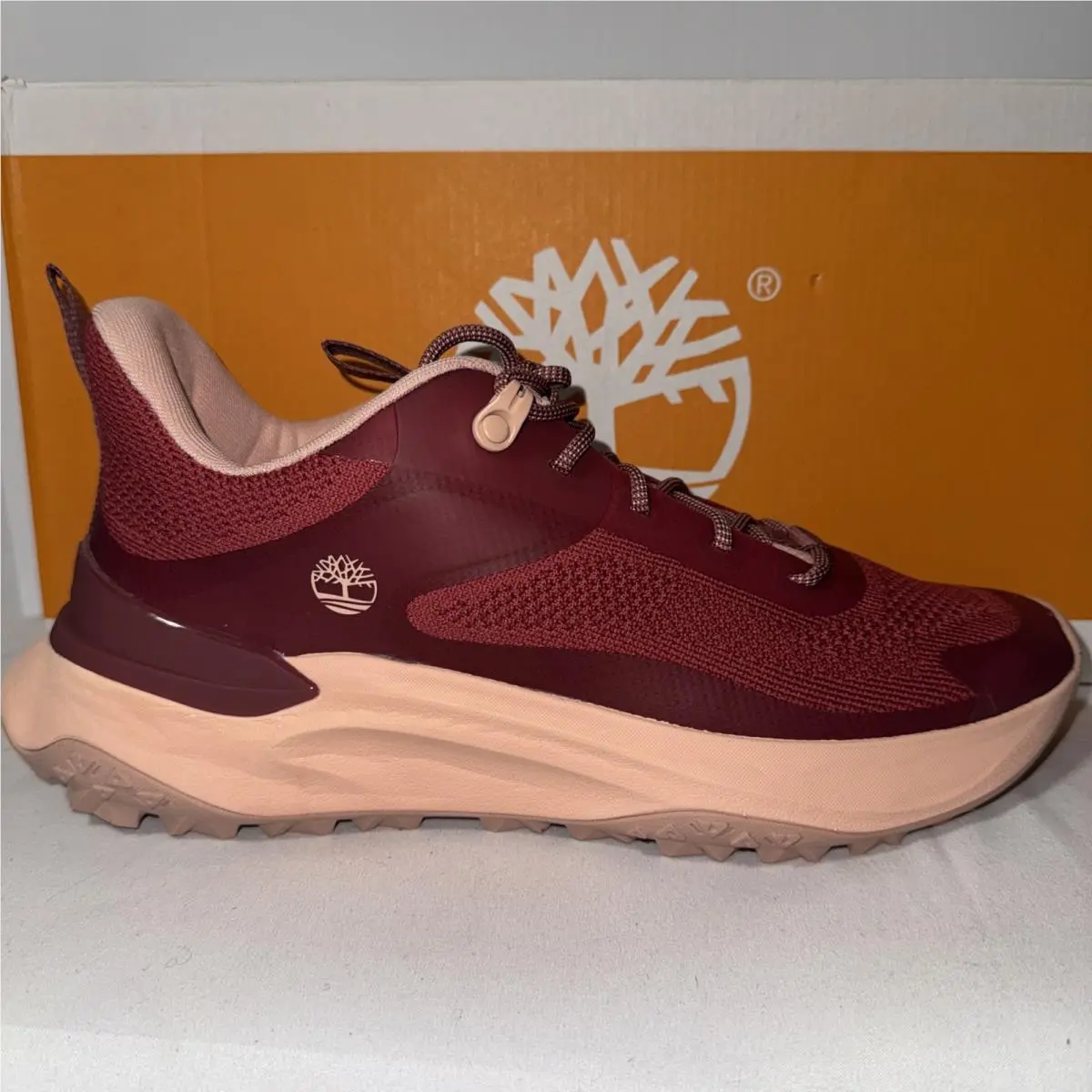 Timberland Motion Access Low Lace-up Sneaker Women`s Size 9 Medium Red TB0A29PP