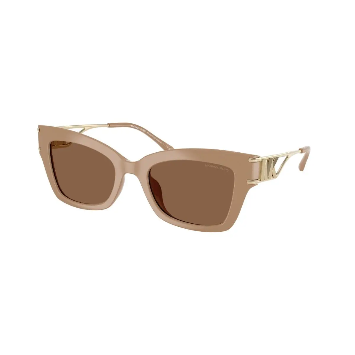 MK 2237 U Cantabria Camel Brown Solid 35553G Size 52 Sunglasses by Michael Kors