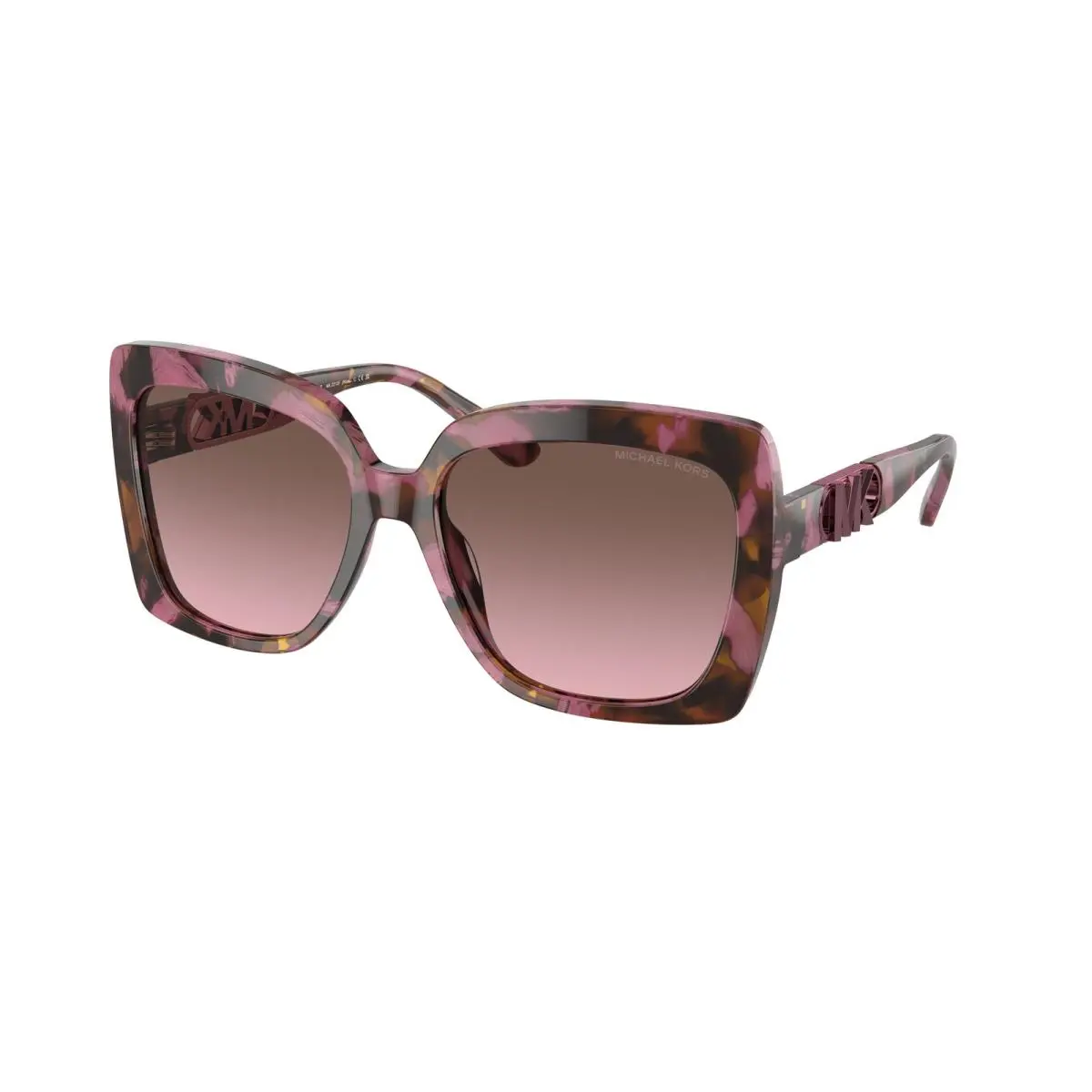 MK 2213 F Nice Plum Graphic Tortoise Cor 39989T Size 58 Sunglasses by Michael Kors