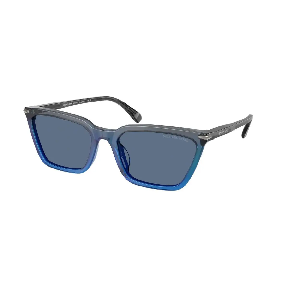 MK 2250 U Grey Gradient / Blue Solid 401180 Size 58 Sunglasses by Michael Kors