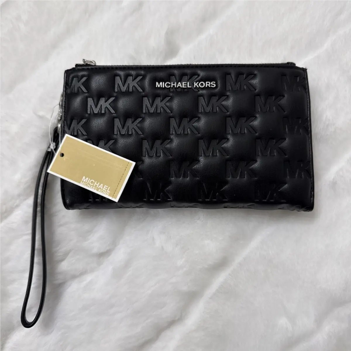 Michael Kors Jet Set Double Zip Tech Phone Wristlet Wallet