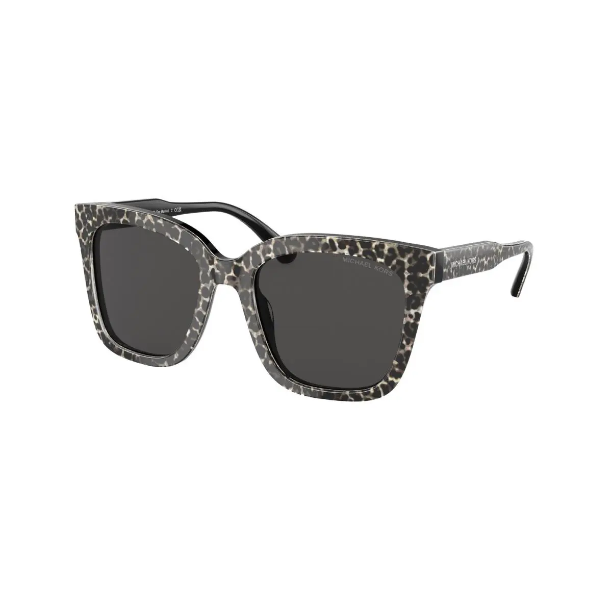 MK 2163 San Marino Grey and Black Leop 391687 Size 52 Sunglasses by Michael Kors