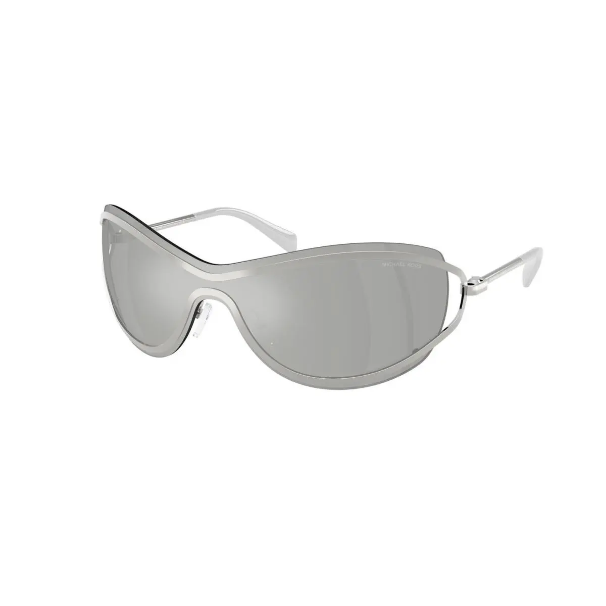 MK 1166 Silver Shiny / Mirror 19038V Size 38 Sunglasses by Michael Kors