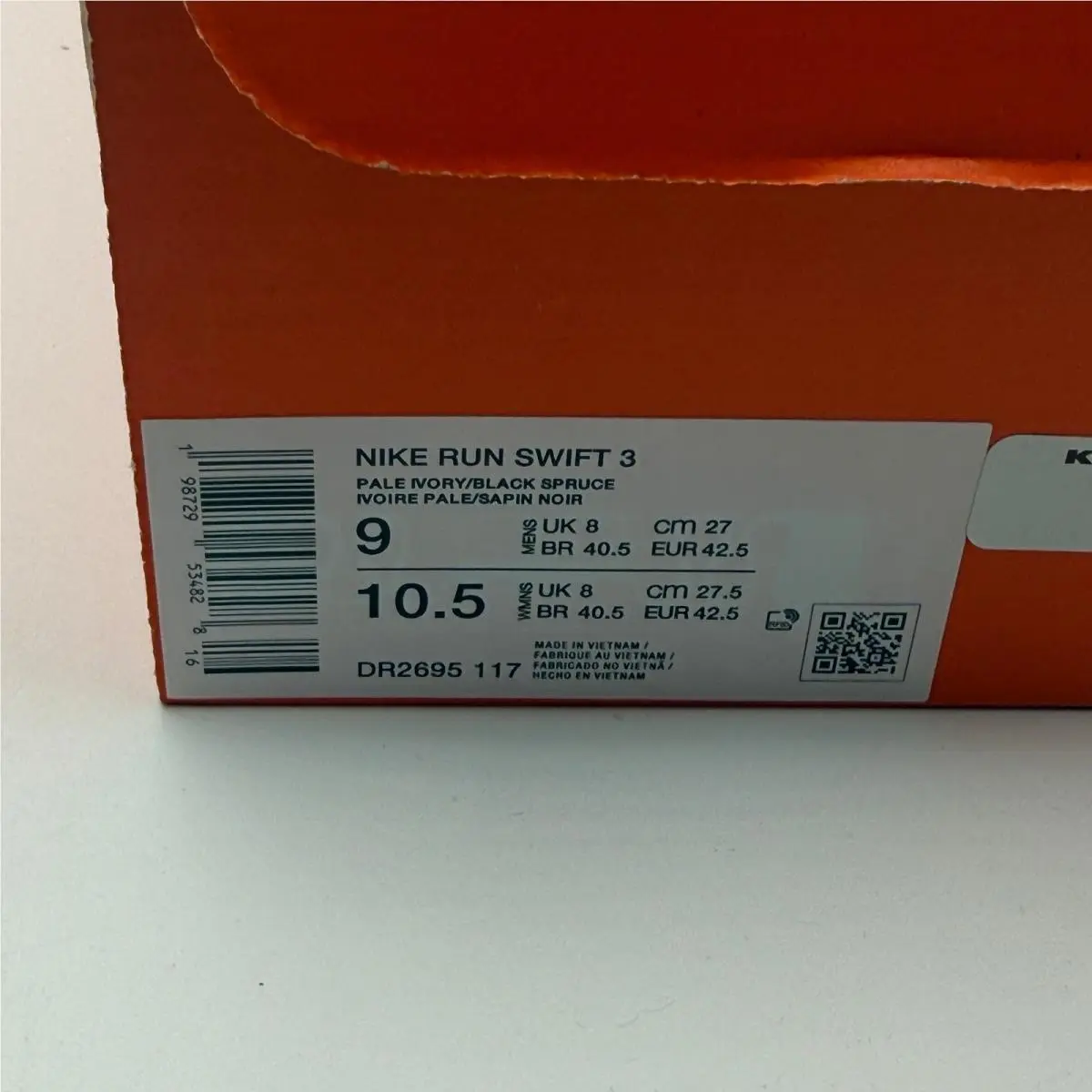 Nike shoes - Nike Run Swift 3 - Run Swift - Ivory 5