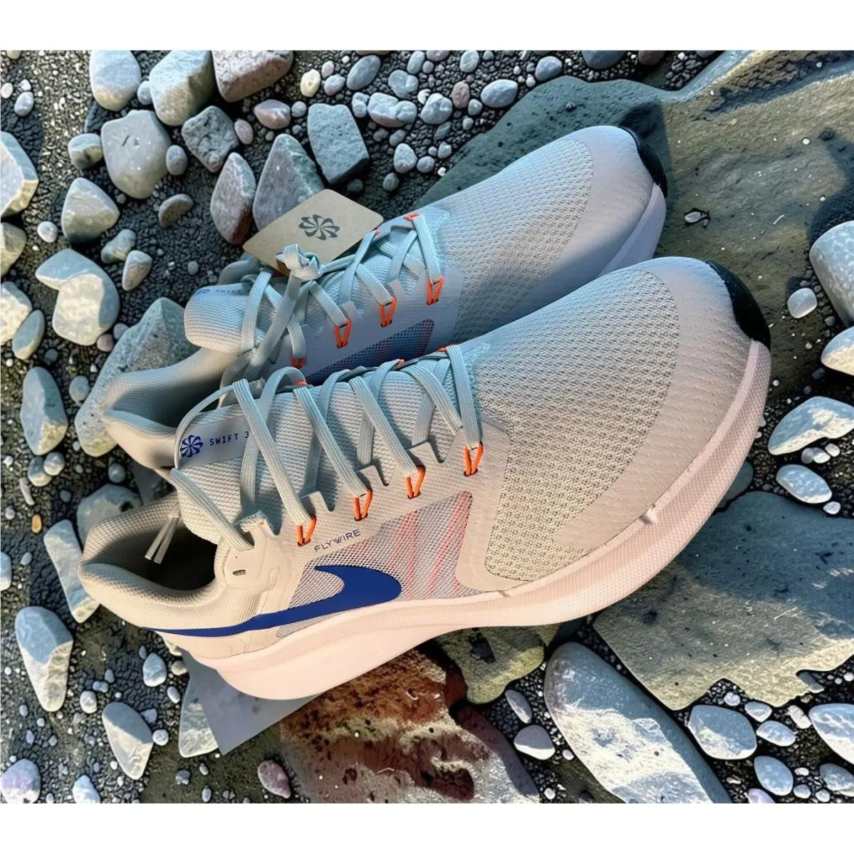 Nike shoes - Nike Run Swift 3 - Run Swift - DR2695-116 - Off White/Blue (UPC: 00198729549006) 8