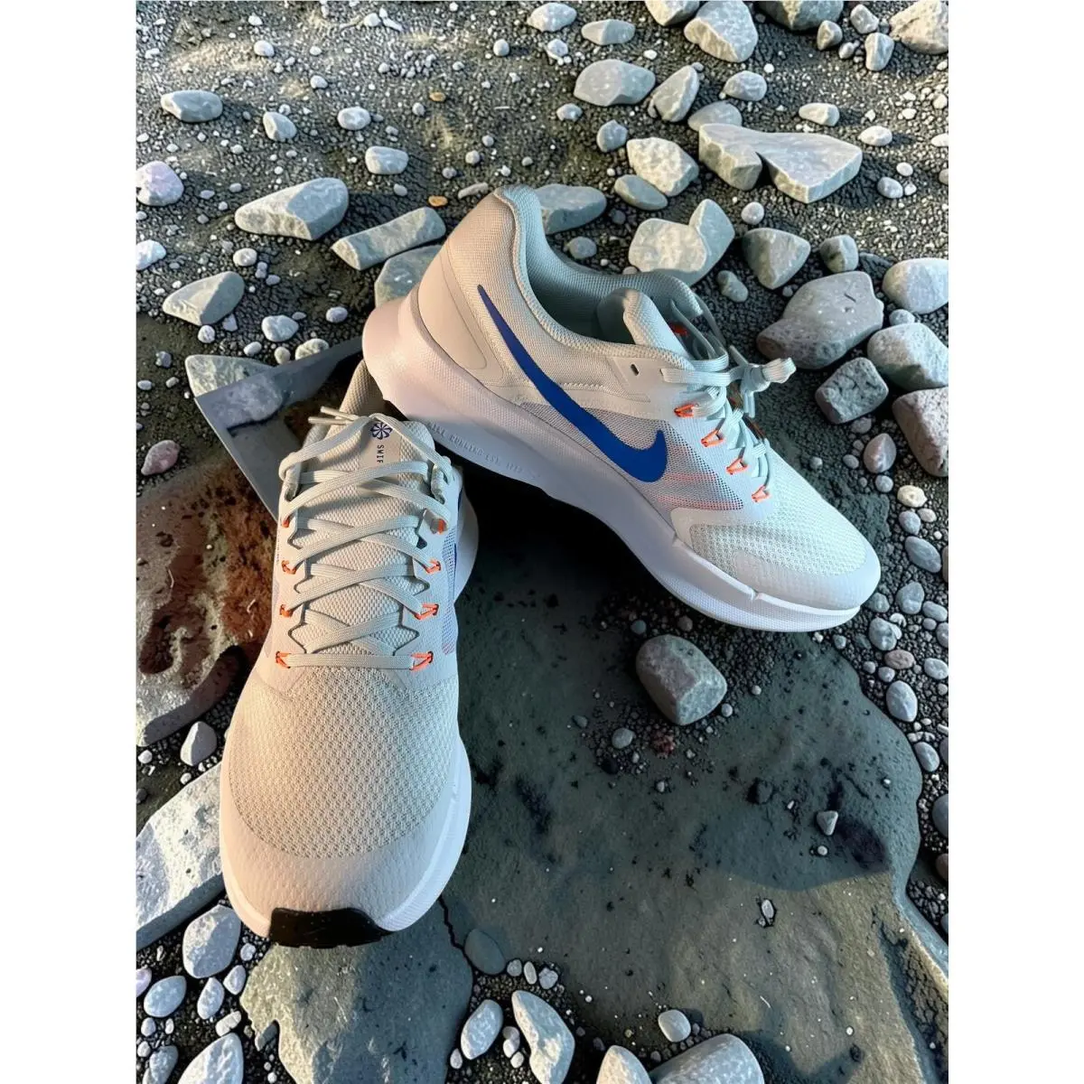 Nike shoes - Nike Run Swift 3 - Run Swift - DR2695-116 - Off White/Blue (UPC: 00198729549006) 4