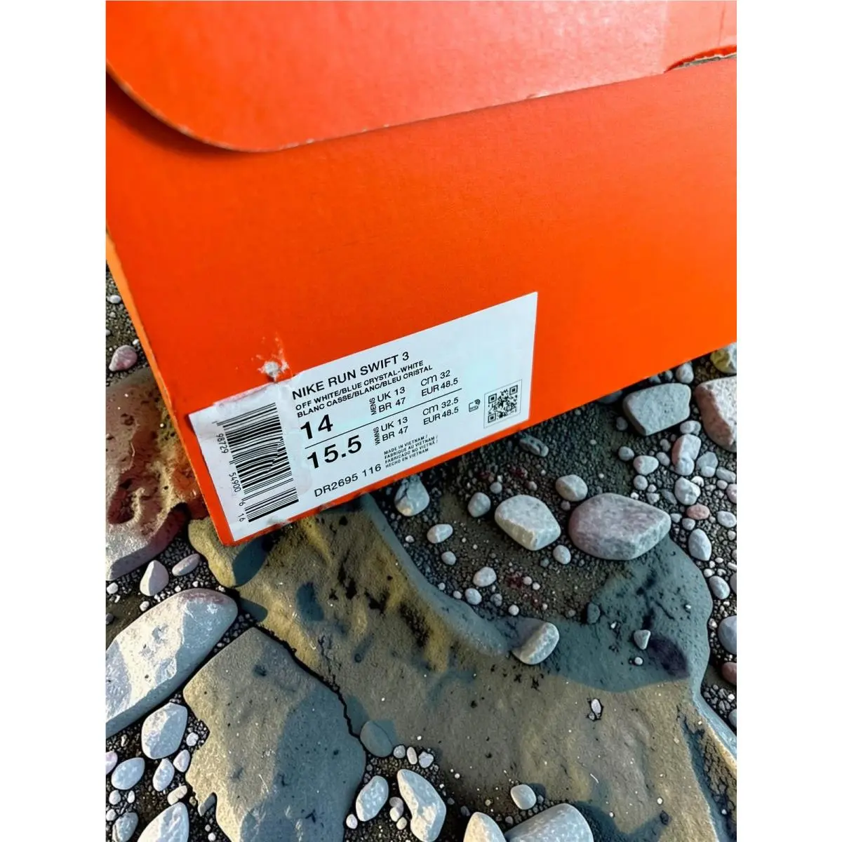 Nike shoes - Nike Run Swift 3 - Run Swift - DR2695-116 - Off White/Blue (UPC: 00198729549006) 5