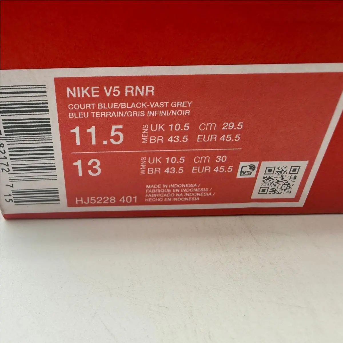 Nike shoes - Nike V5 RNR - RNR - Blue 0