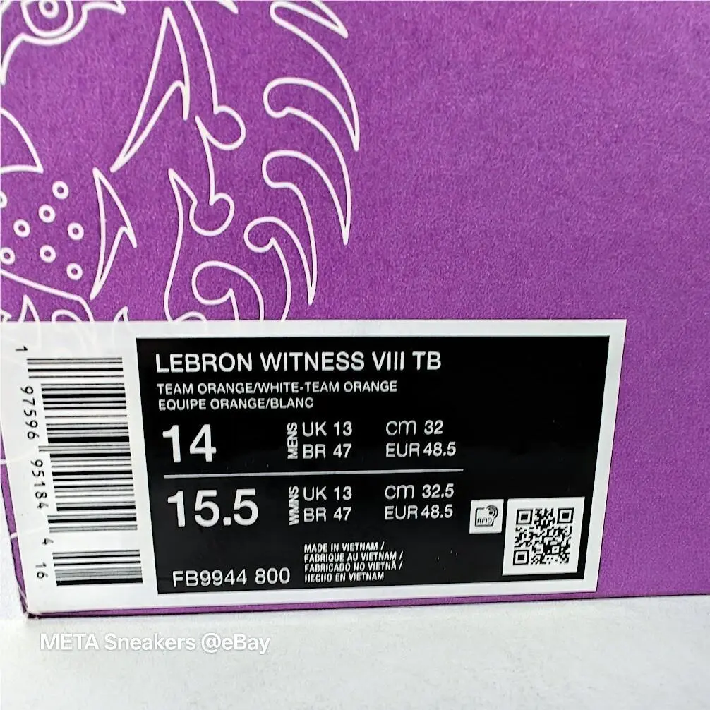 Nike shoes - Nike Air LeBron - Air LeBron - FB9944-800 - Orange 0