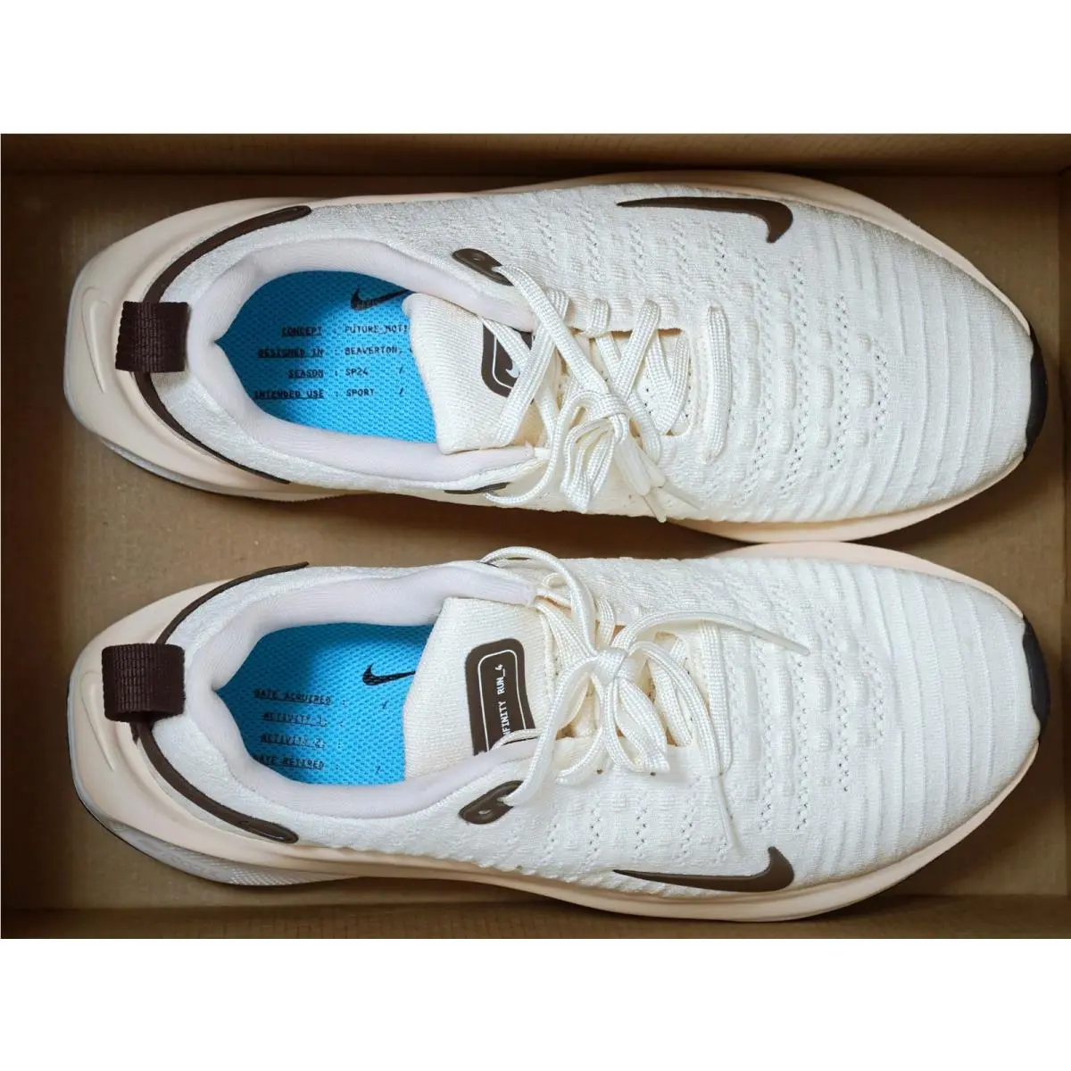 Nike shoes - Nike ReactX Infinity Run 4 - FZ3655-113 - Coconut Milk / Baroque Brown 0