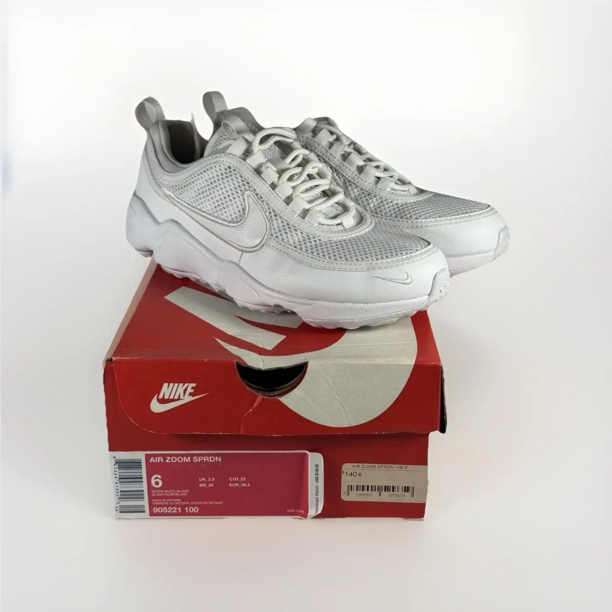 Nike shoes - Nike Air Zoom Spiridon - Air Zoom Spiridon - 905221-100 - White 2