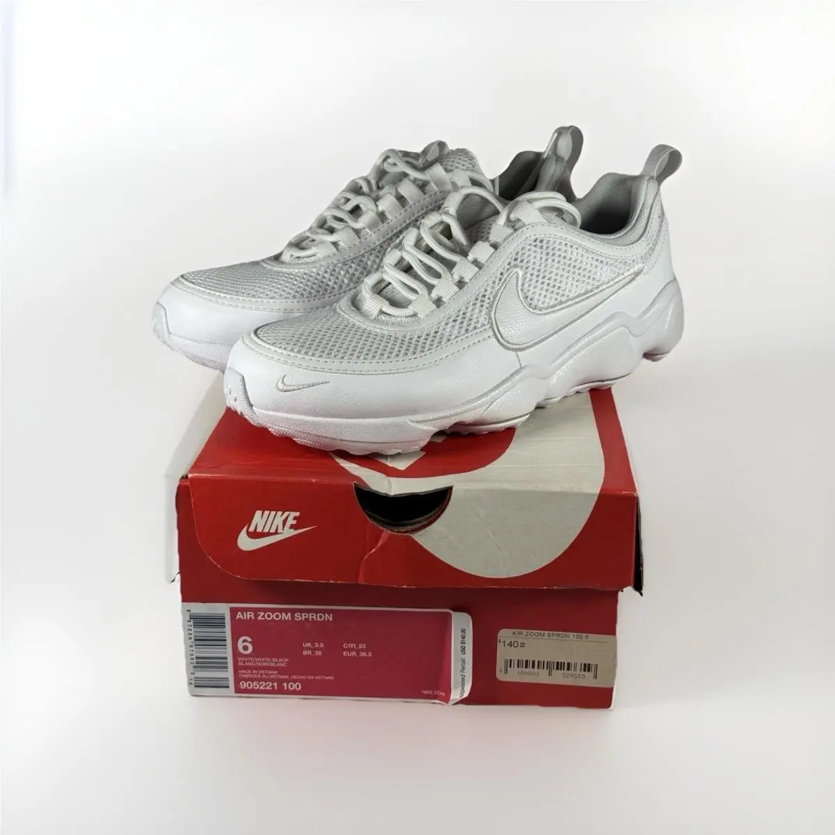 Nike shoes - Nike Air Zoom Spiridon - Air Zoom Spiridon - 905221-100 - White 3
