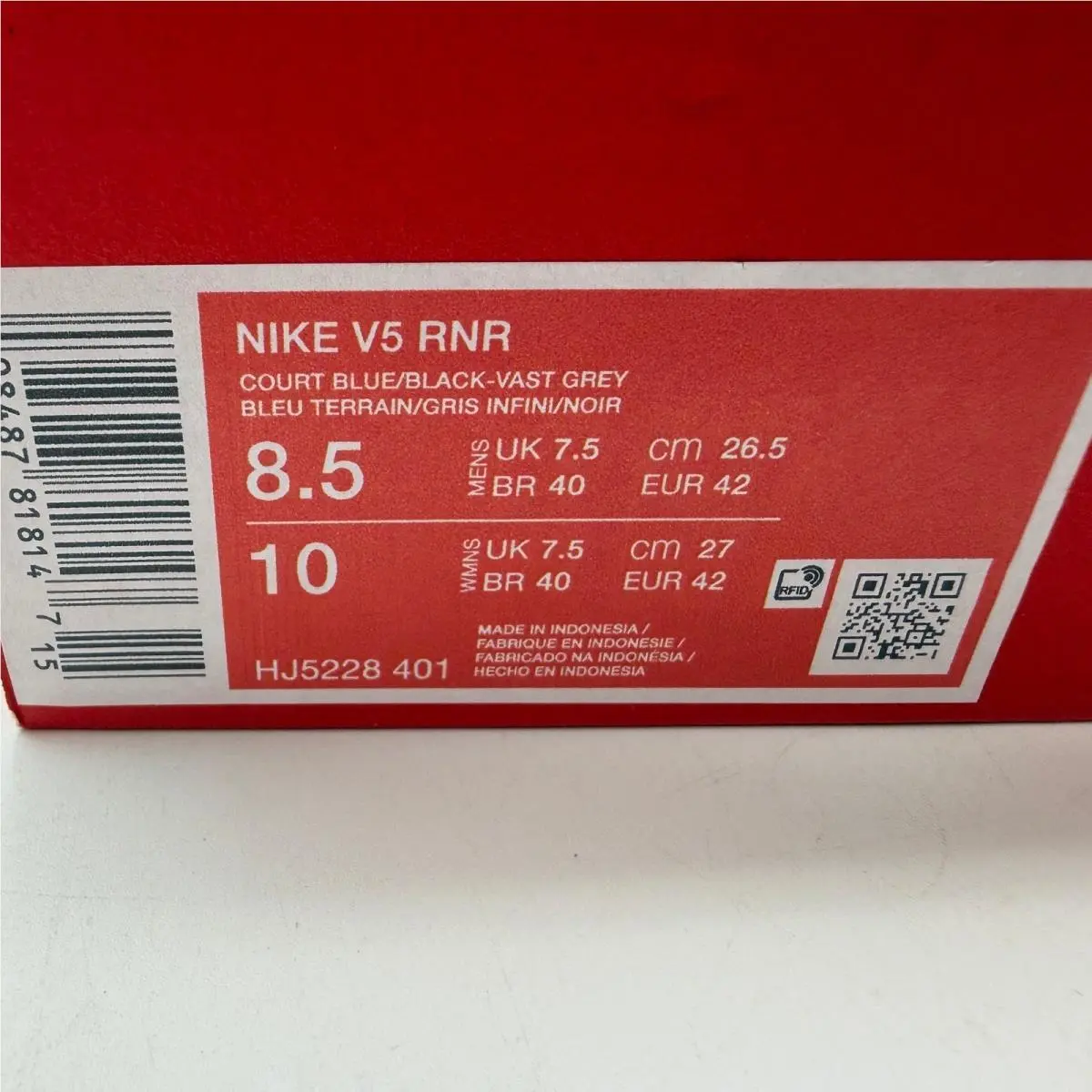 Nike shoes - V5 RNR - RNR - Blue 5
