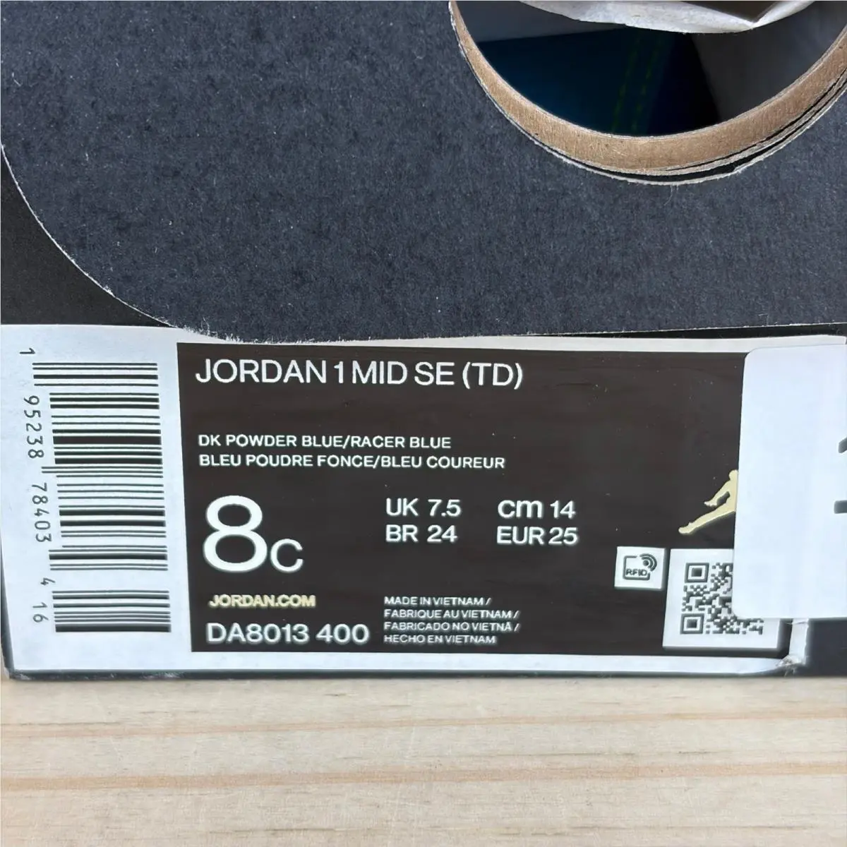 Nike shoes - Jordan 1 Mid SE (TD) - Blue 8