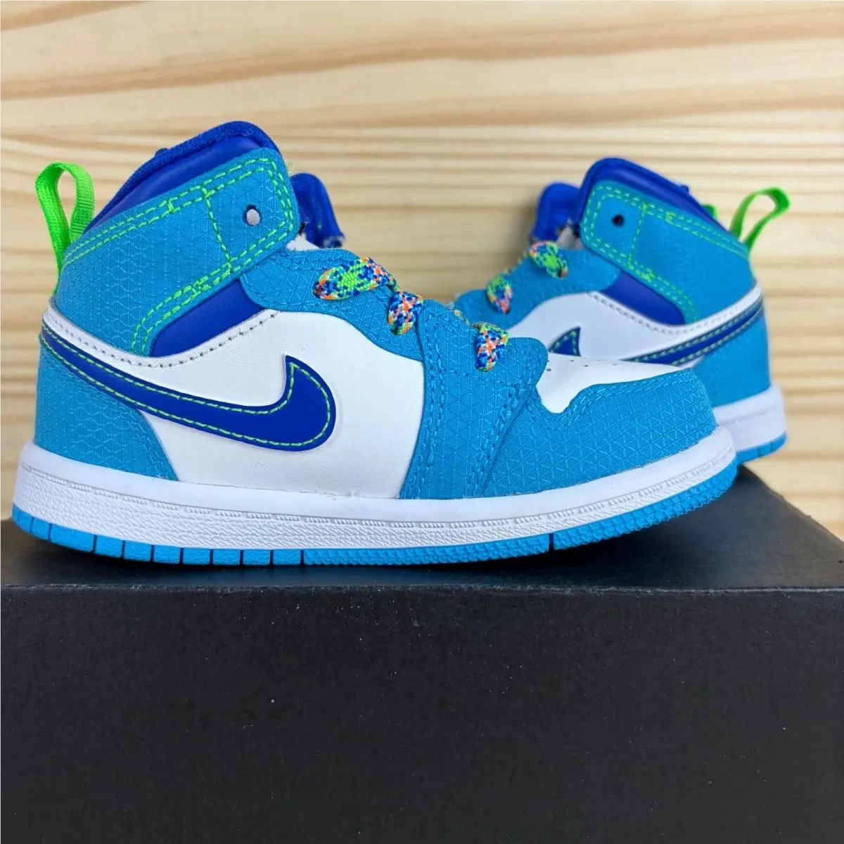 Nike shoes - Jordan 1 Mid SE (TD) - Blue 5