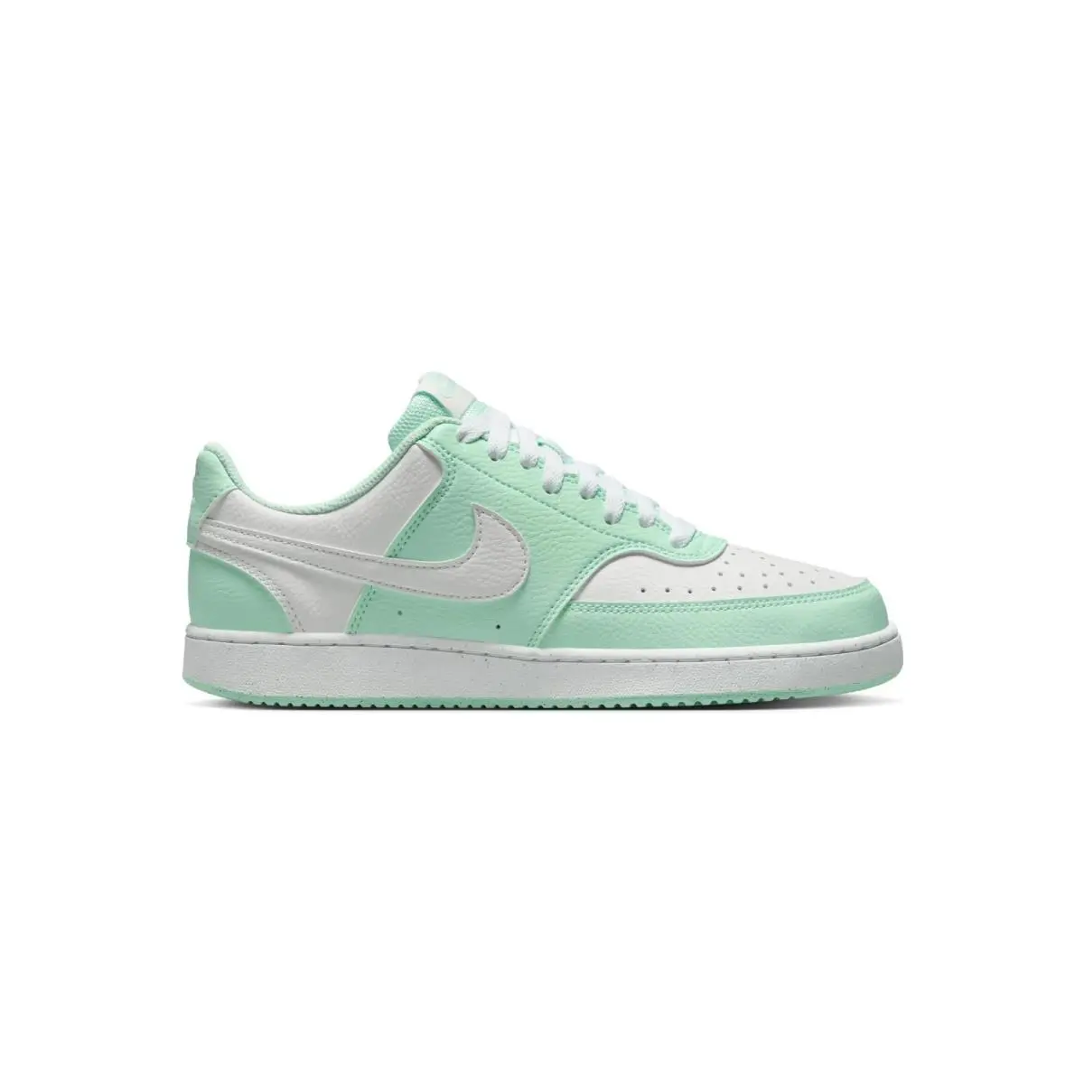 Women’s Nike Court Vision Low NN Size 6 Mint Foam Summit White Sneakers