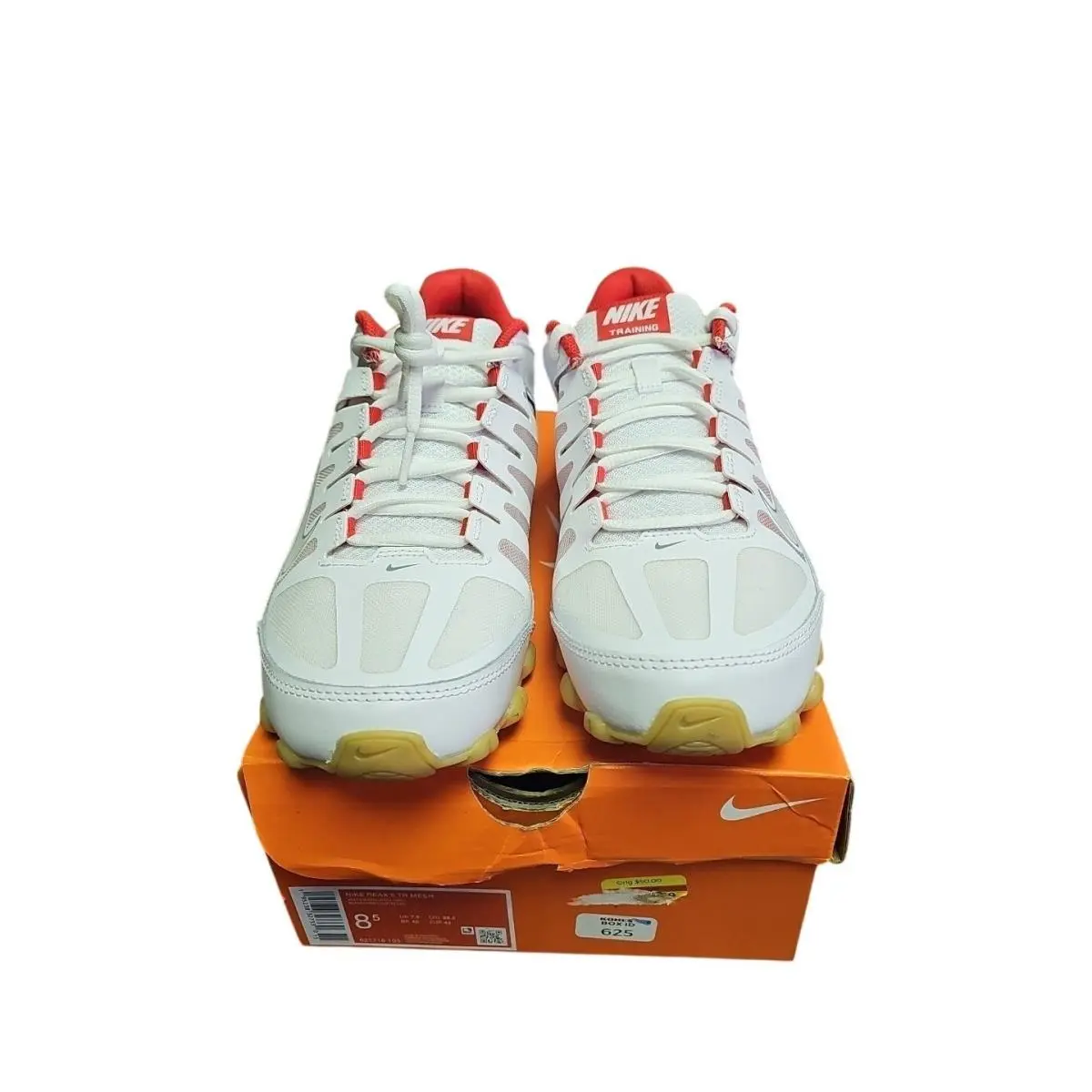 Nike Reax 8TR Mesh -men`s Sneakers White 621716-103 Sport Leisure Shoes Size 8.5