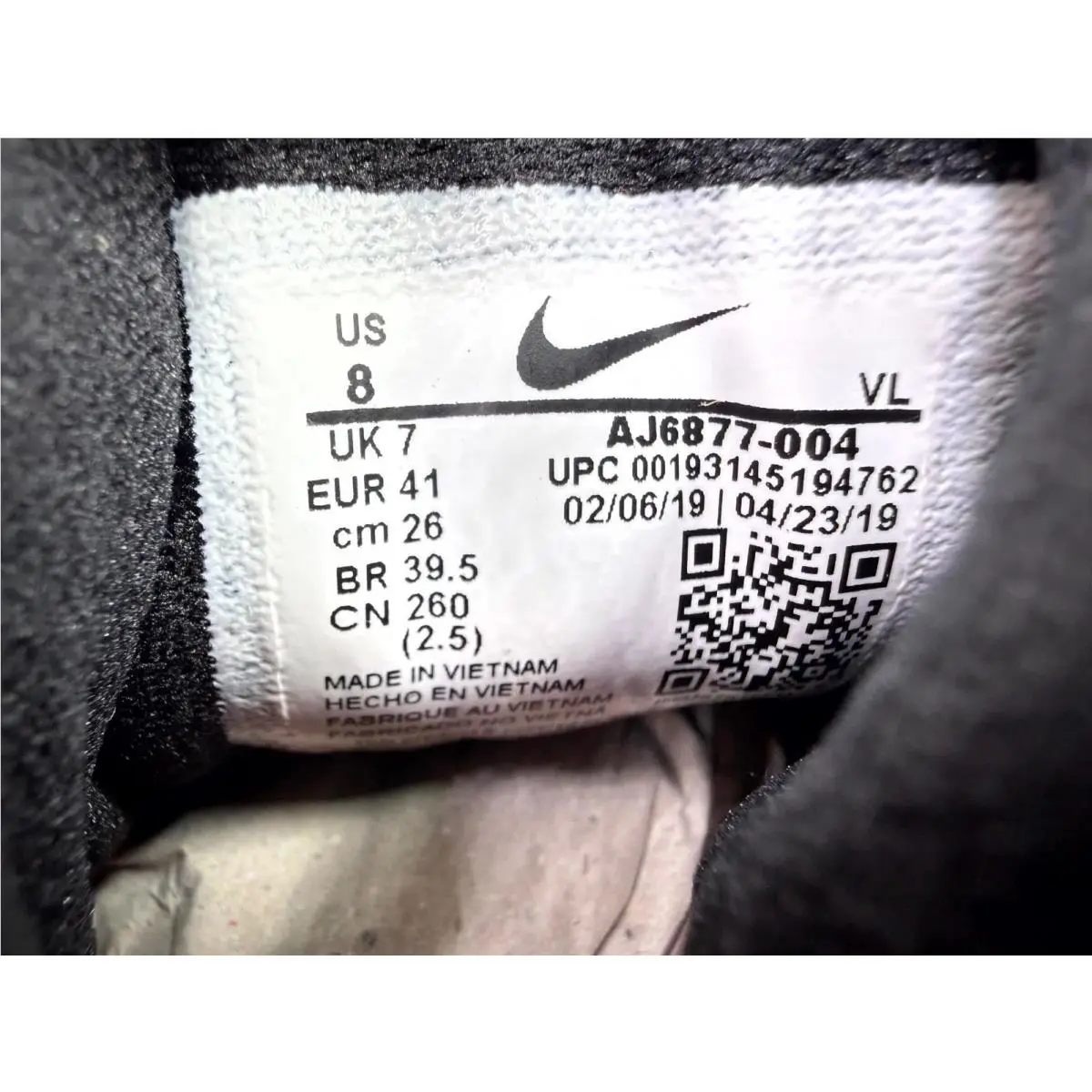 Nike shoes - Nike Alpha Huarache - Alpha Huarache - AJ6877004 - Black 1