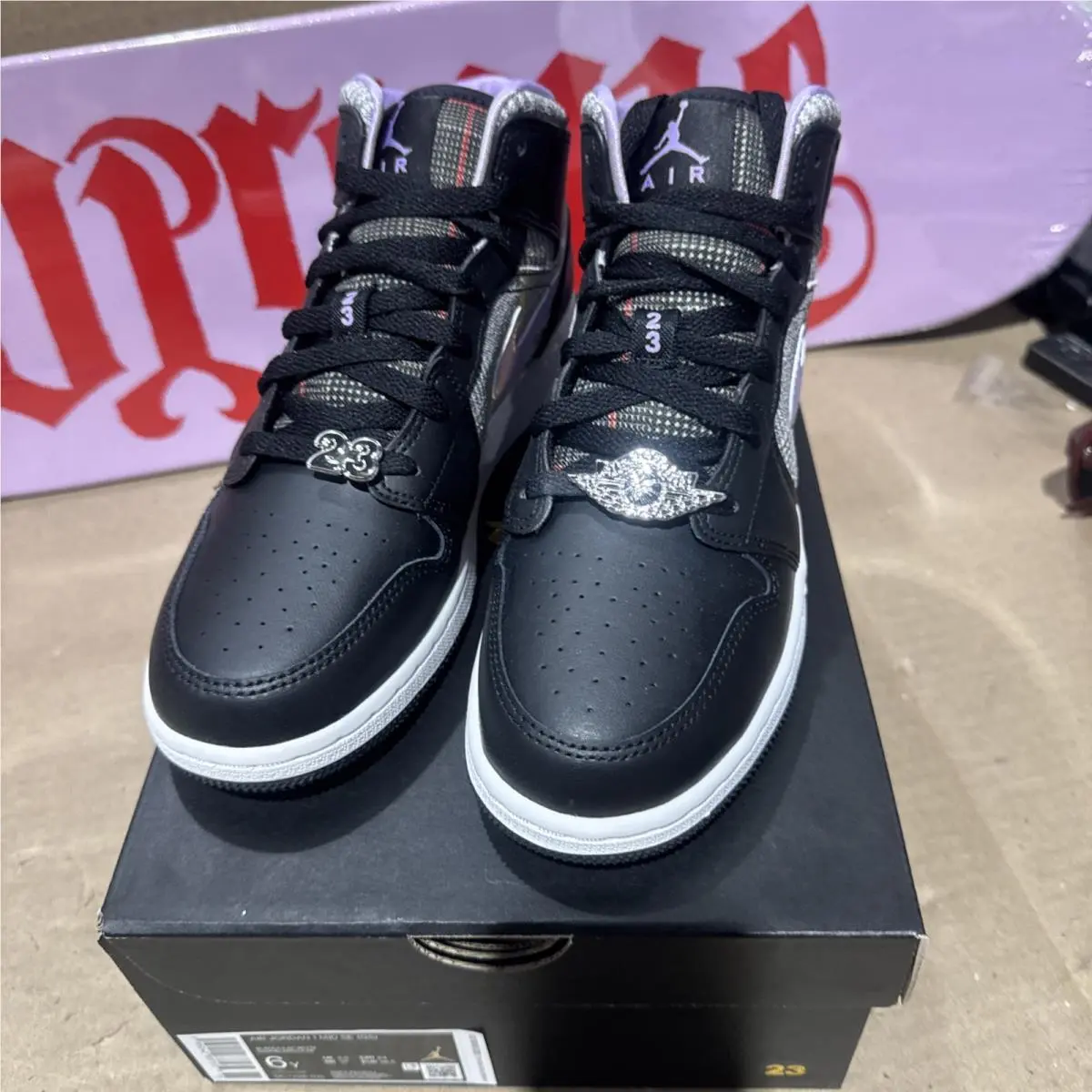 Nike shoes - Air Jordan 1 Mid SE - Purple 4