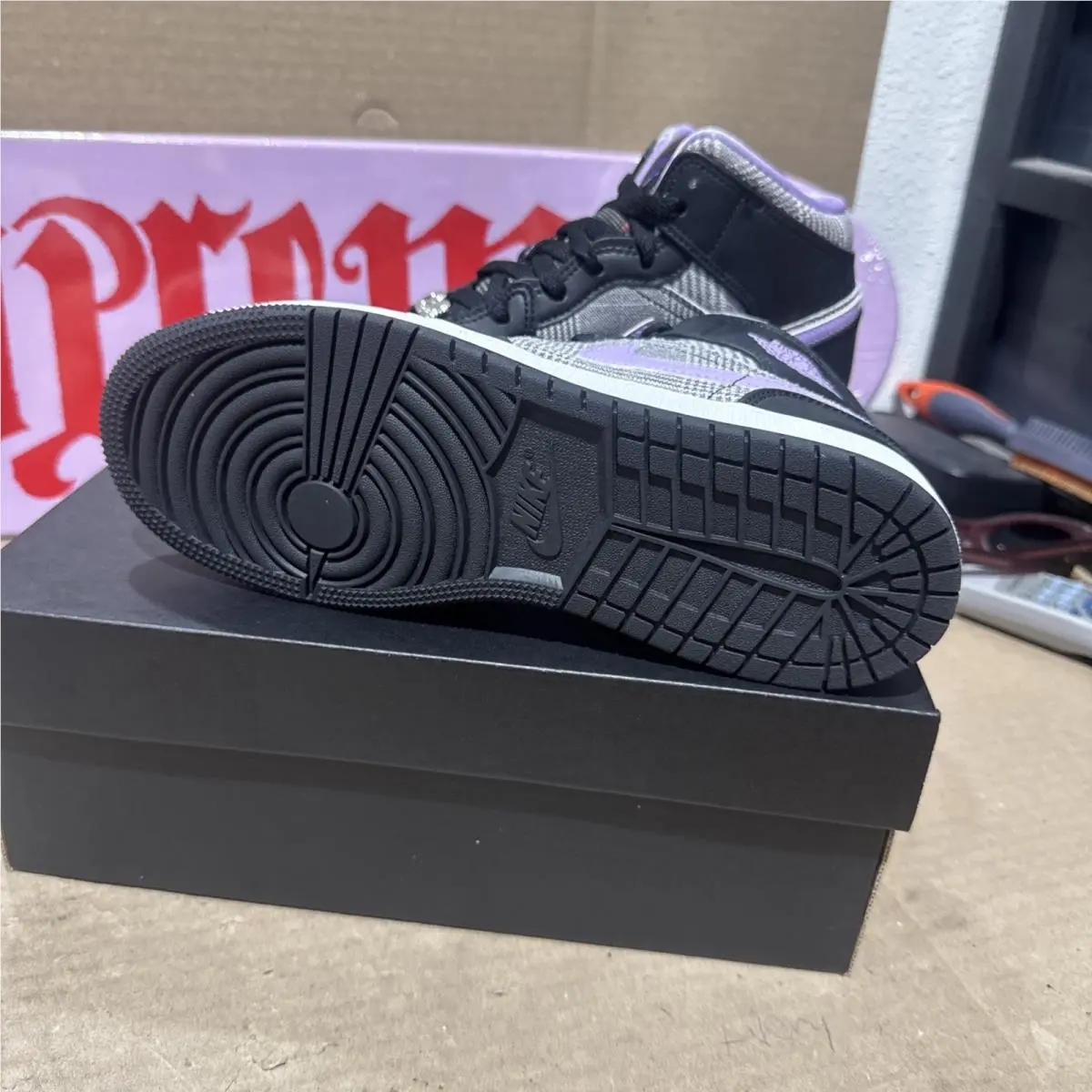 Nike shoes - Air Jordan 1 Mid SE - Purple 6