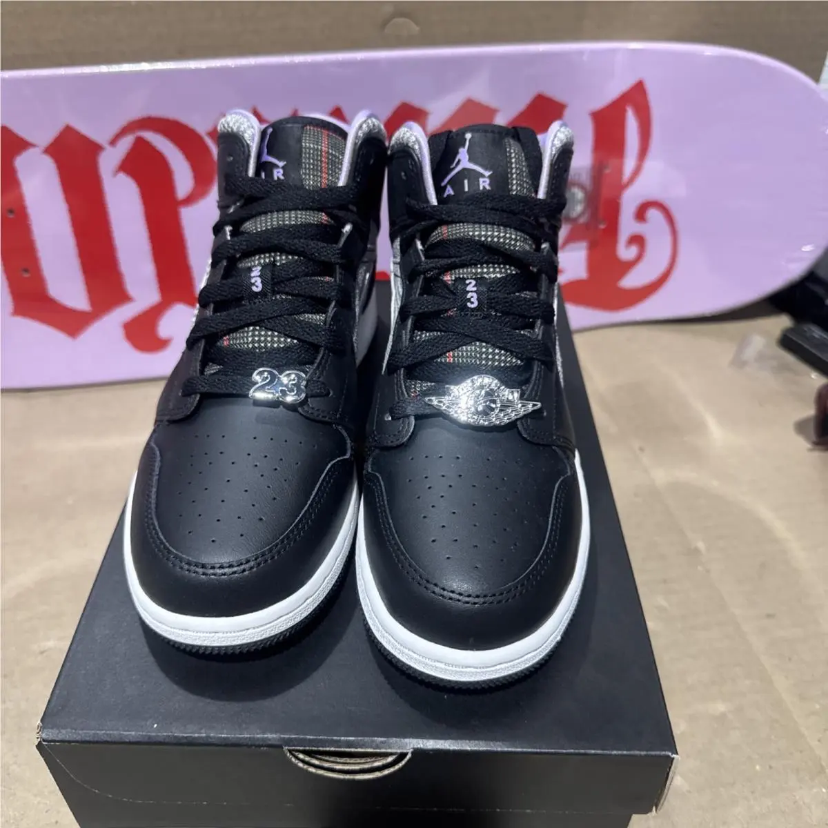 Nike shoes - Air Jordan 1 Mid SE - Purple 0