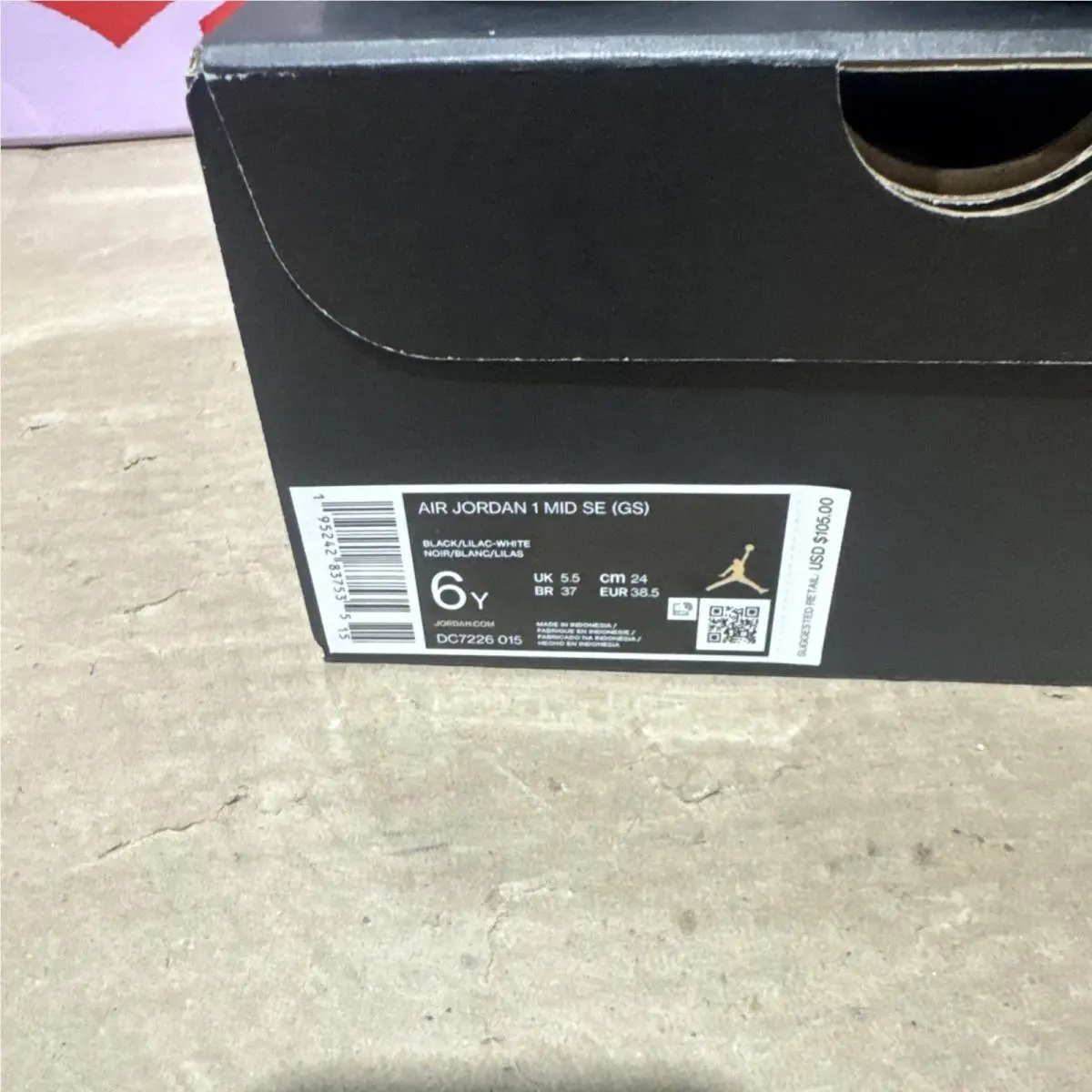 Nike shoes - Air Jordan 1 Mid SE - Purple 3
