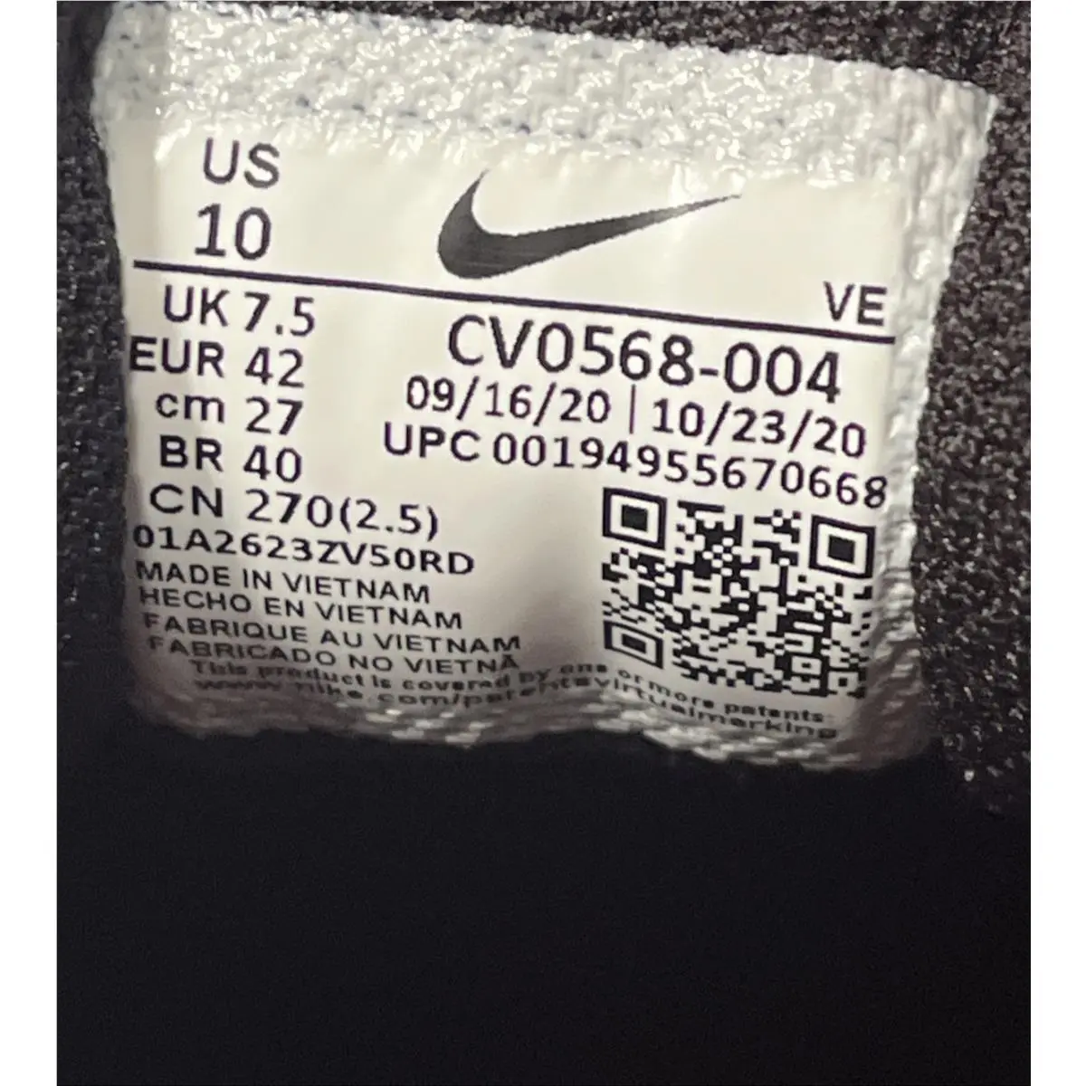 Nike shoes - CV0568-004 - Run Swift - Black (UPC: 00194955670668) 4
