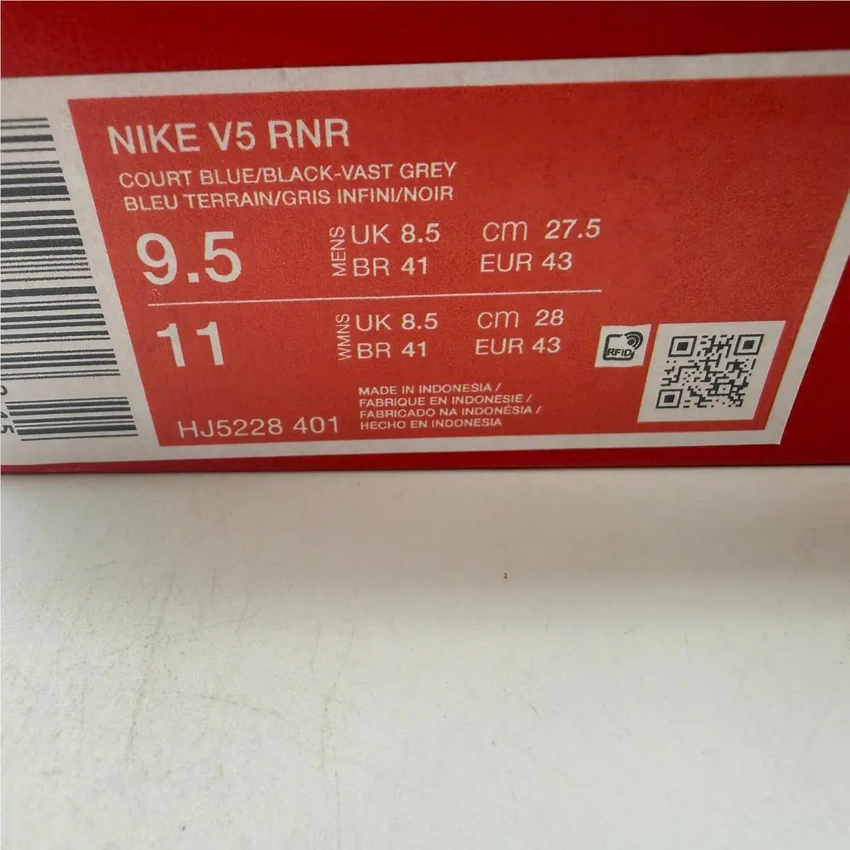 Nike shoes - Nike V5 RNR - RNR - Blue 5