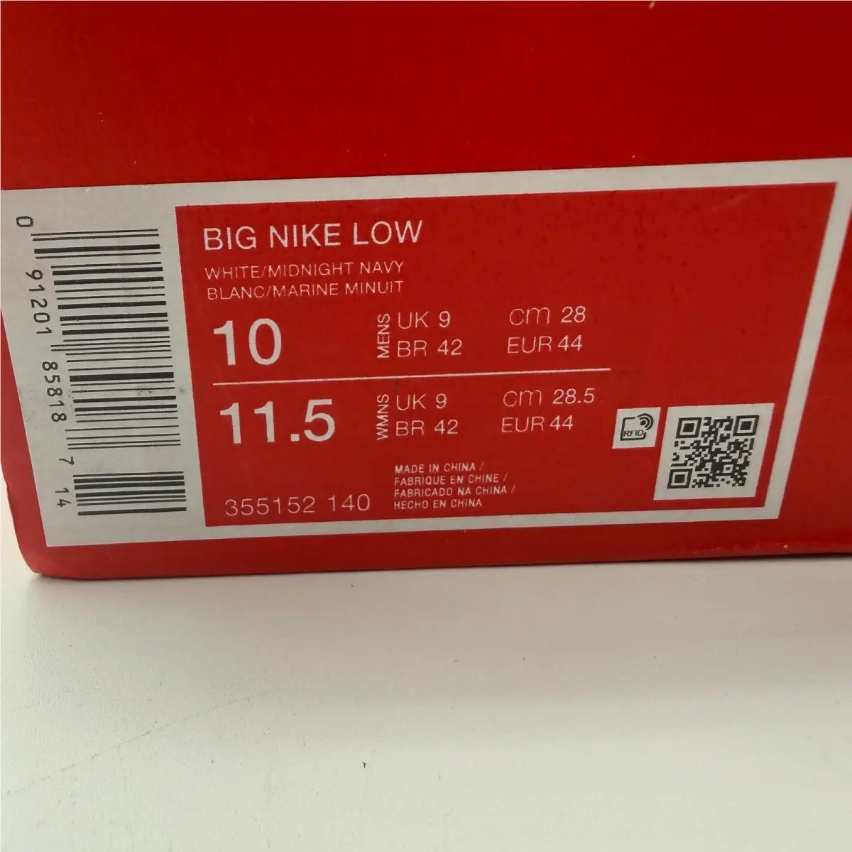 Nike shoes - Big Nike Low - Big Low - White 0