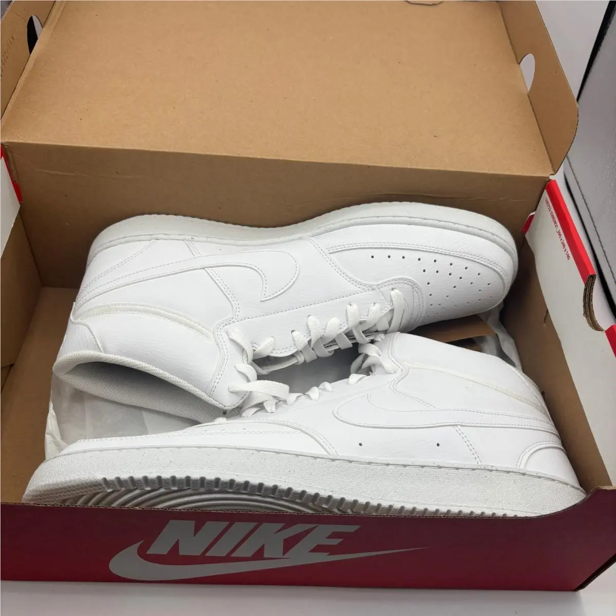 Nike shoes - Nike Court Vision Mid NN - White 5