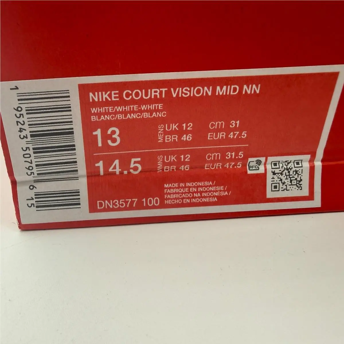 Nike shoes - Court Vision Mid NN - Court Vision Mid - White 0