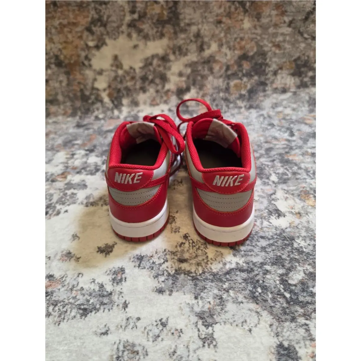 Nike shoes - Nike Dunk Low GS - Dunk Low - Medium Grey Varsity Red White 8