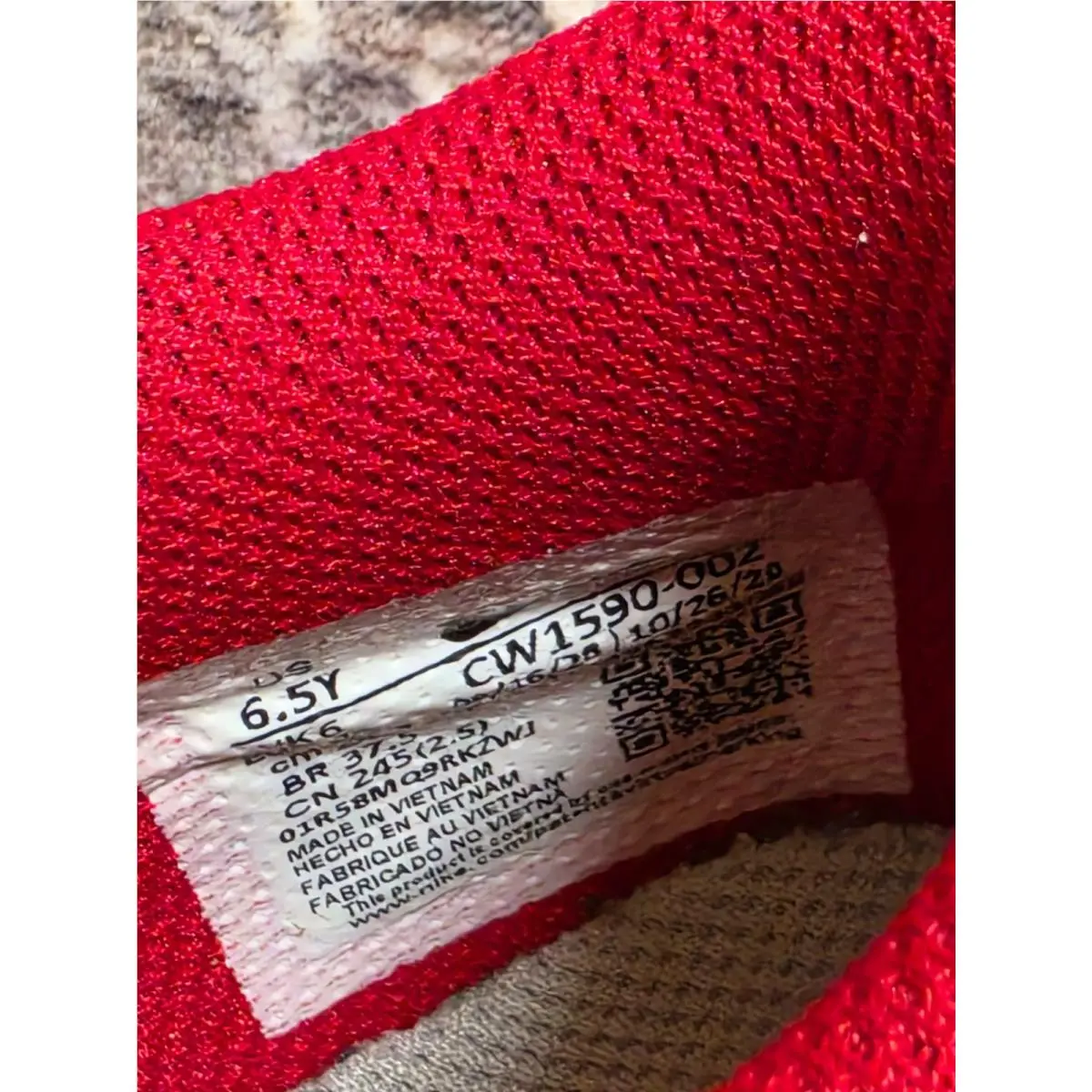 Nike shoes - Nike Dunk Low GS - Dunk Low - Medium Grey Varsity Red White 11