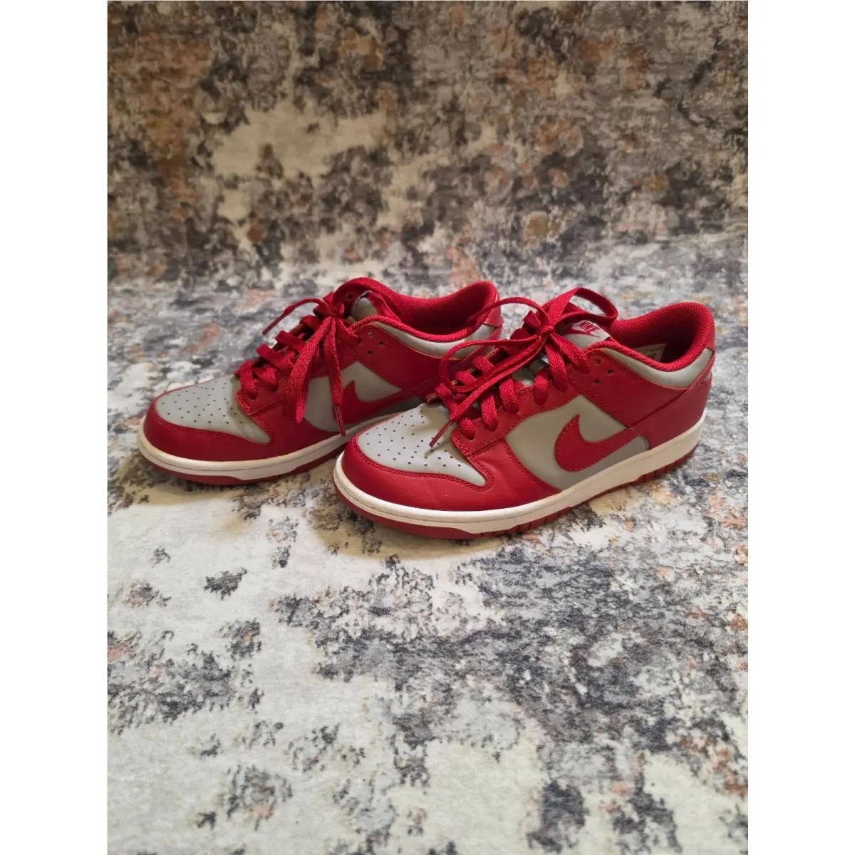 Nike shoes - Nike Dunk Low GS - Dunk Low - Medium Grey Varsity Red White 4