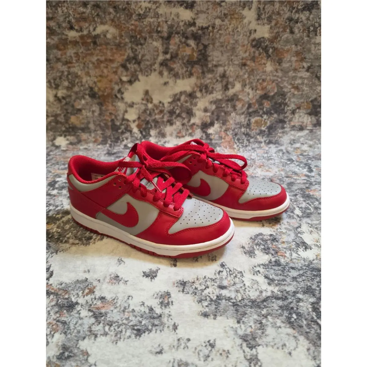 Nike shoes - Nike Dunk Low GS - Dunk Low - Medium Grey Varsity Red White 5
