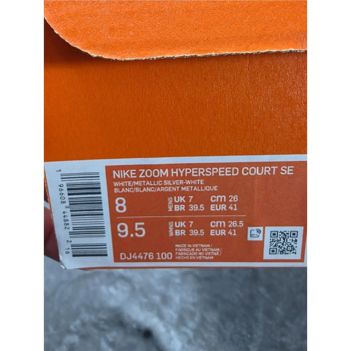 Nike shoes - Nike Zoom Hyperspeed Court SE - White 0