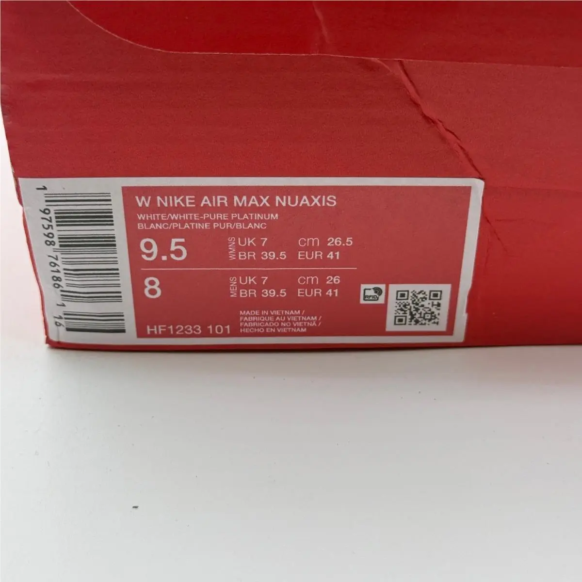Nike shoes - Nike Air Max Nuaxis - Air Max Nuaxis - White 5