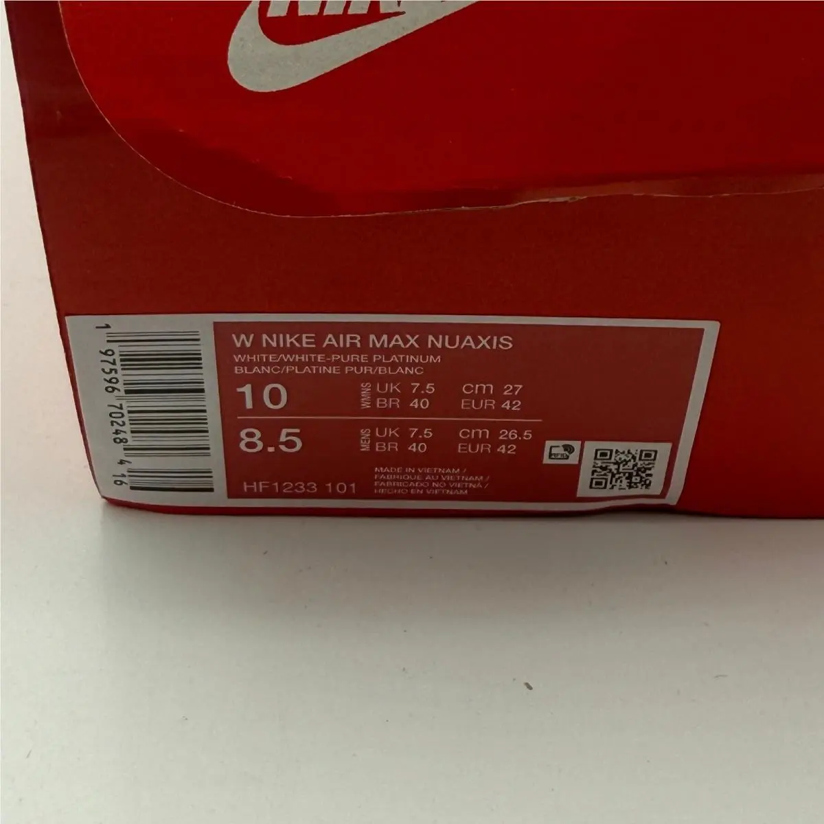 Nike shoes - Nike Air Max Nuaxis - Air Max Nuaxis - White 5