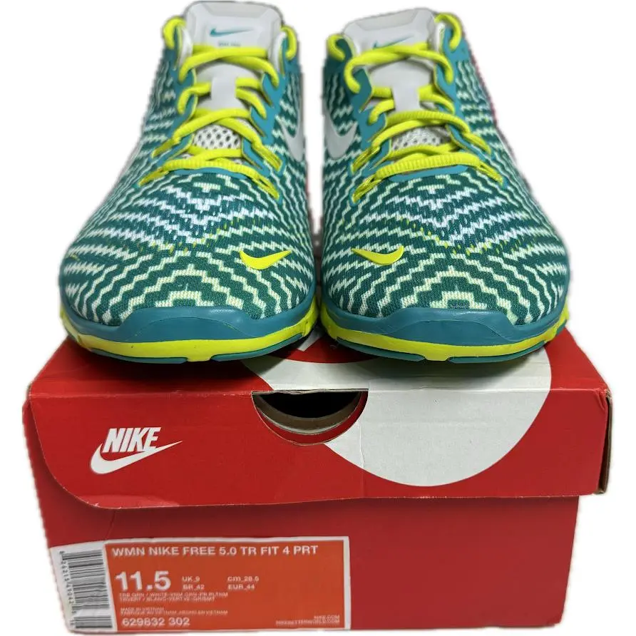 Nike shoes - Nike Free 5.0 TR Fit 4.0 PRT - 629832-302 - TURBO GREEN/WHITE-VNM GREEN-PR PLTNM (UPC: 826215489672) 1