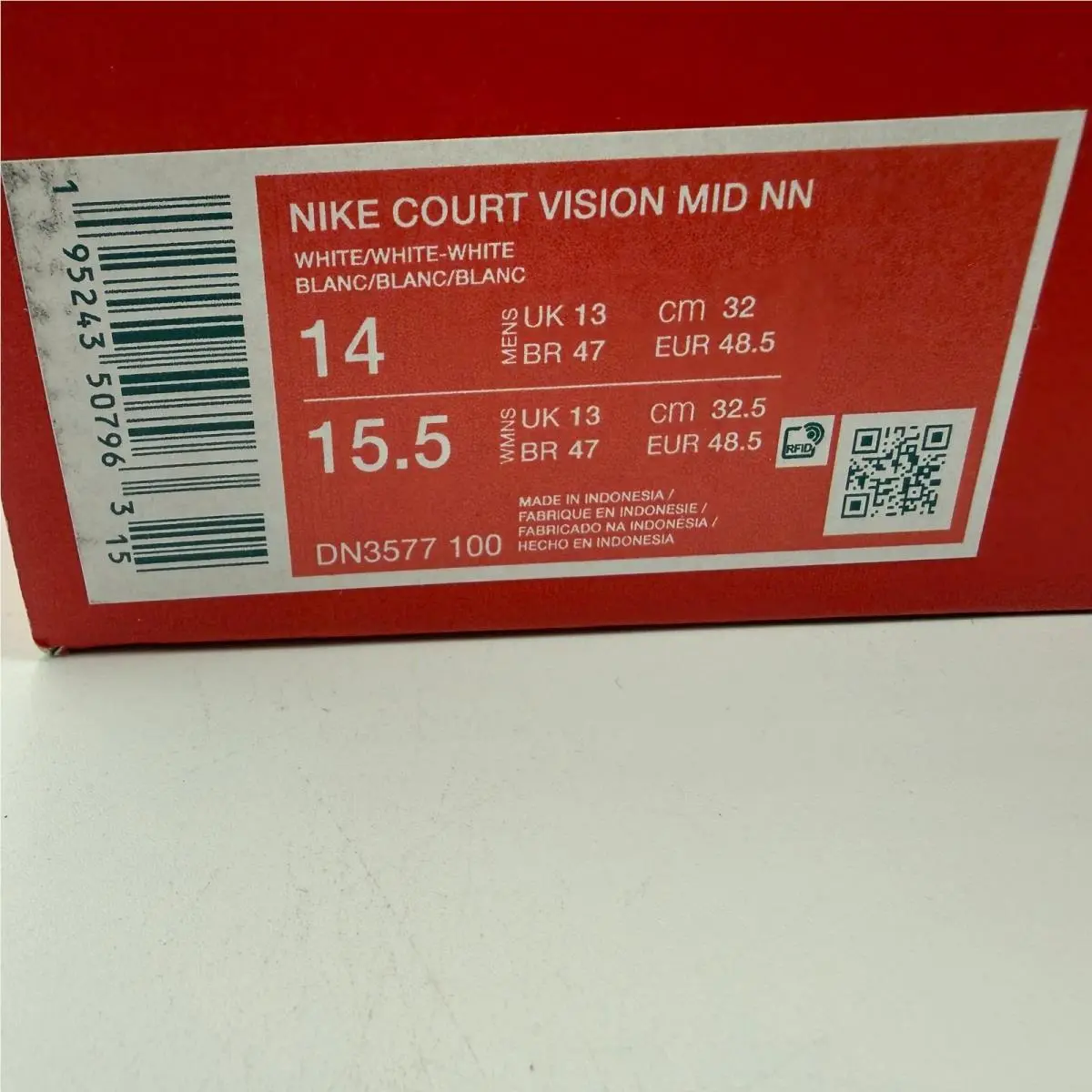 Nike shoes - Nike Court Vision Mid NN - White 0