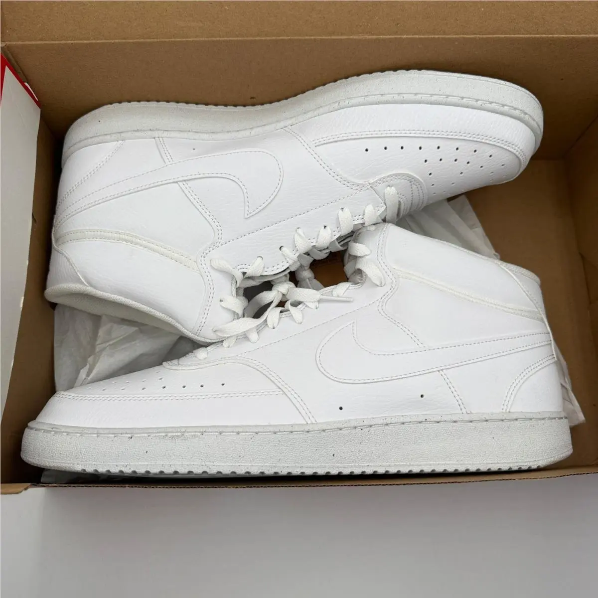 Nike shoes - Nike Court Vision Mid NN - White 5