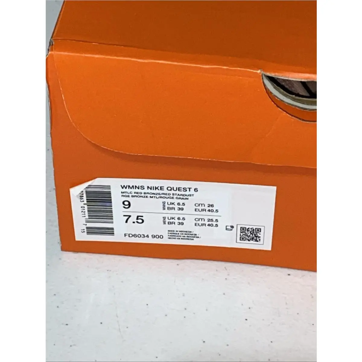 Nike shoes - Nike Quest 6 - Quest - FD6034-900 - Red Bronze (UPC: 0197863012117) 9