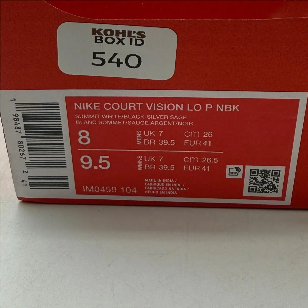 Nike shoes - Nike Court Vision Lo P NBK - White 5