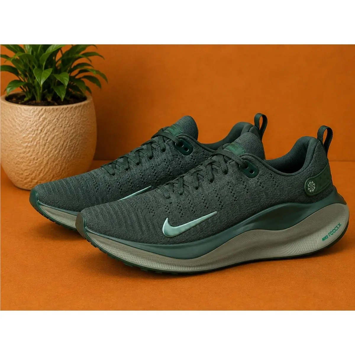 Nike Infinityrn 4 Women`s Running Shoes Vintage Green DR2670-304 Size 6.5