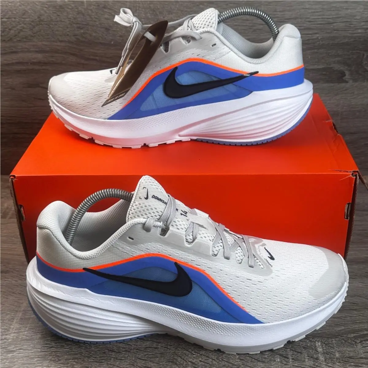 Nike Downshifter 14 Running Shoes Mens 11 Platinum Tint Off Noir Sneakers