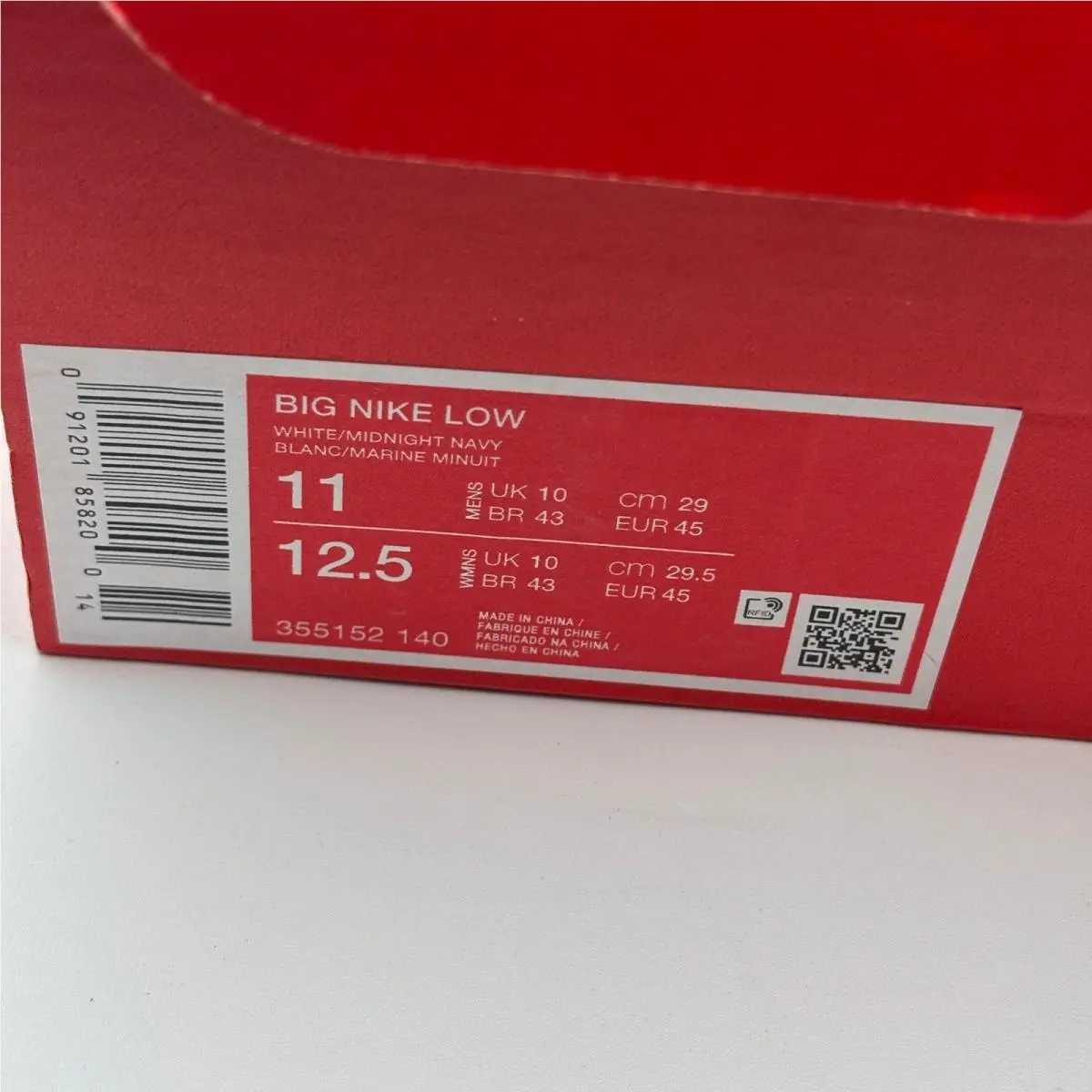 Nike shoes - Big Nike Low - Big Low - White 0