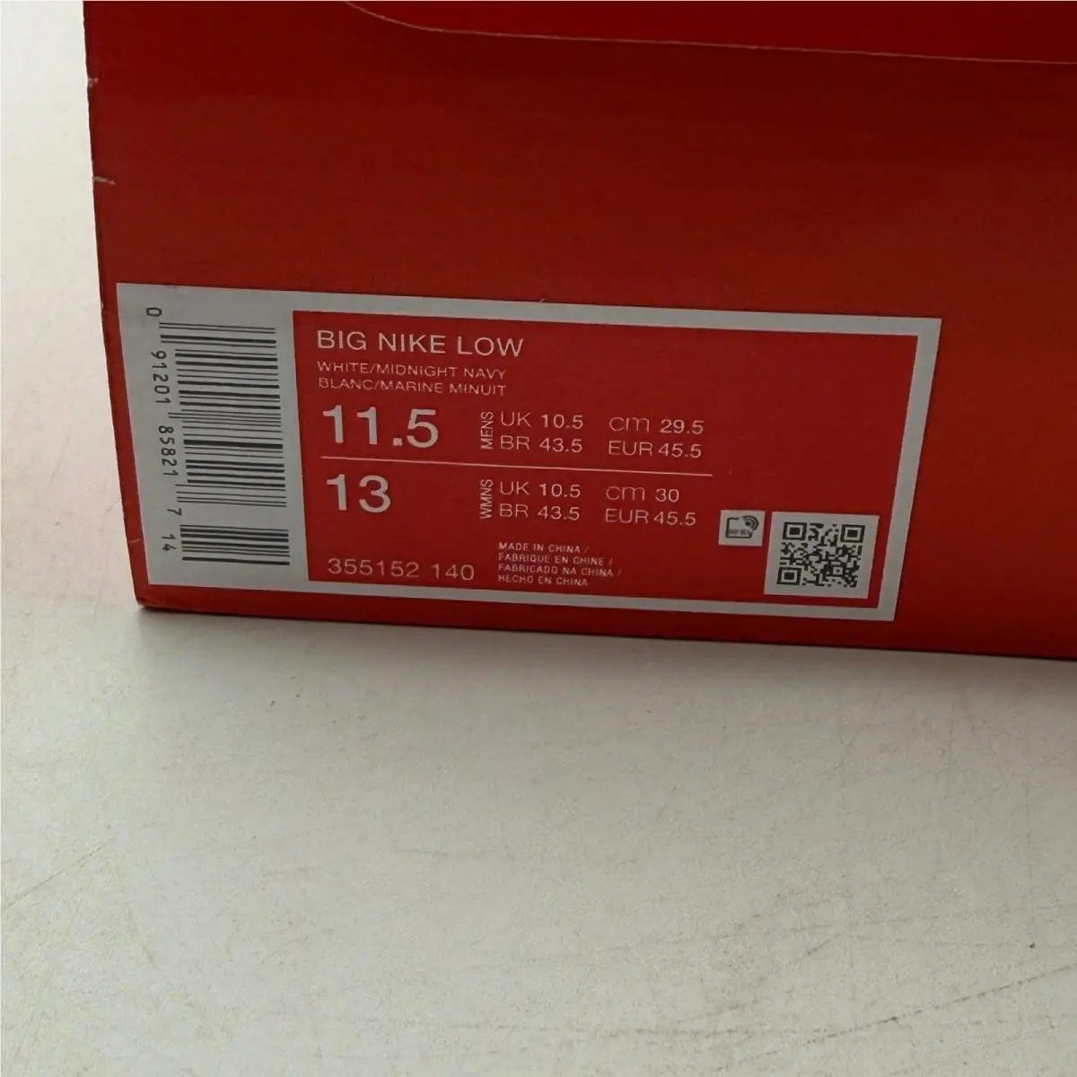 Nike shoes - Big Nike Low - Big Low - White 5