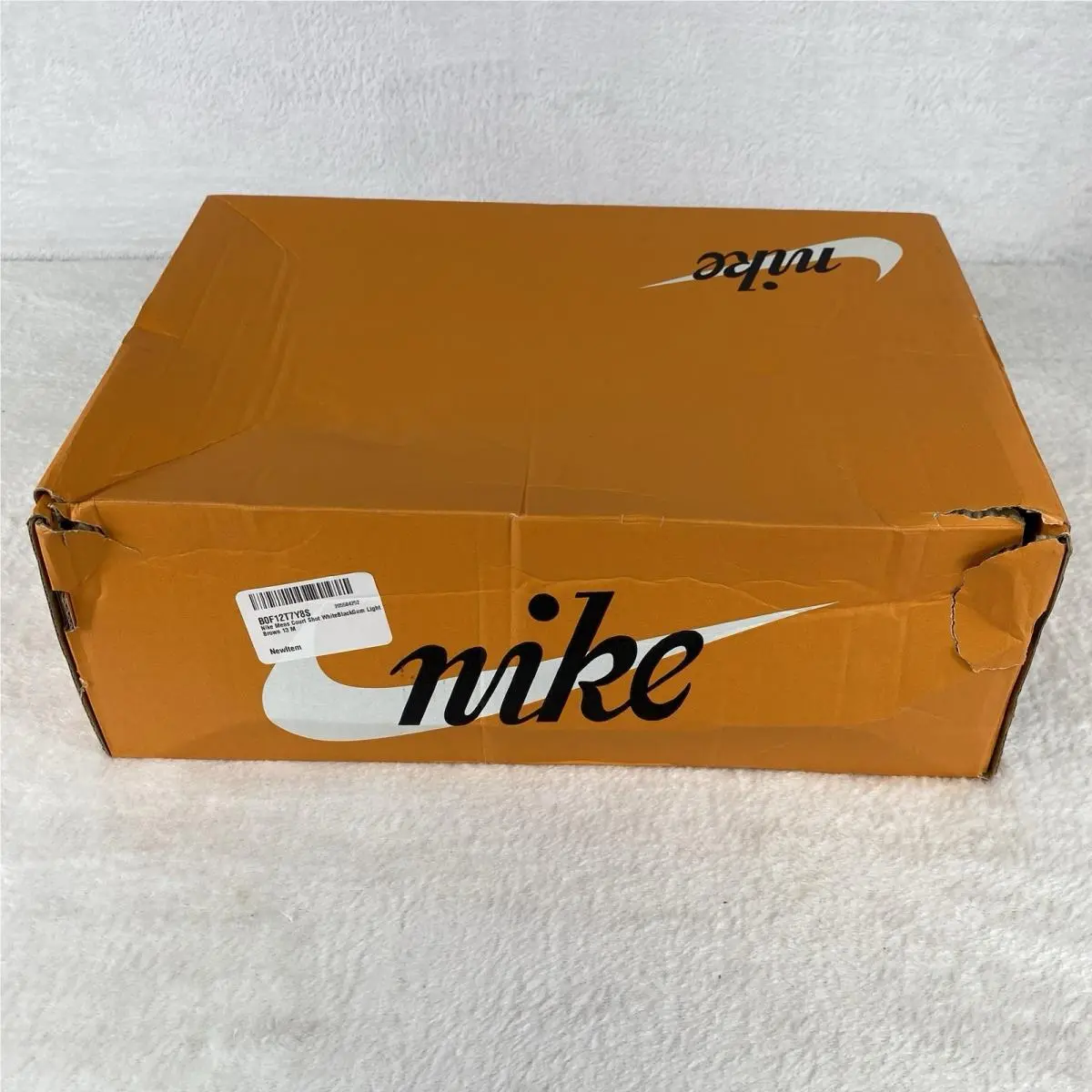 Nike shoes - Nike Court Shot White Black-Gum Light Brown - FQ8146-112 - Multicolor, Manufacturer: White/Black-Gum Light Brown (UPC: 198480936589) 8