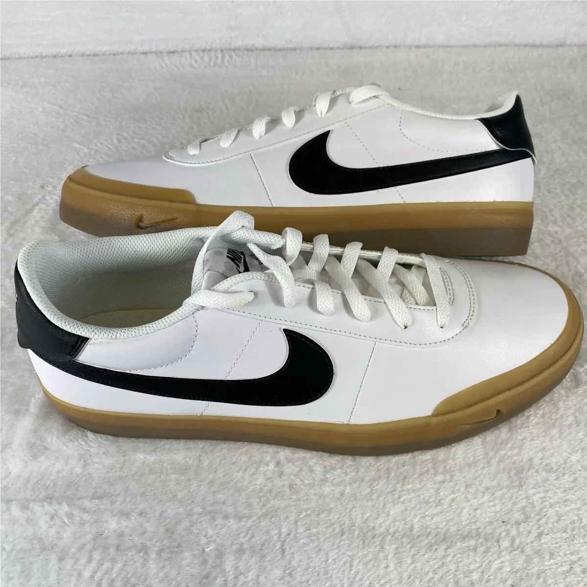 Nike shoes - Nike Court Shot White Black-Gum Light Brown - FQ8146-112 - Multicolor, Manufacturer: White/Black-Gum Light Brown (UPC: 198480936589) 0