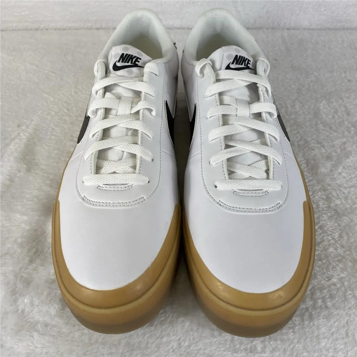 Nike shoes - Nike Court Shot White Black-Gum Light Brown - FQ8146-112 - Multicolor, Manufacturer: White/Black-Gum Light Brown (UPC: 198480936589) 2
